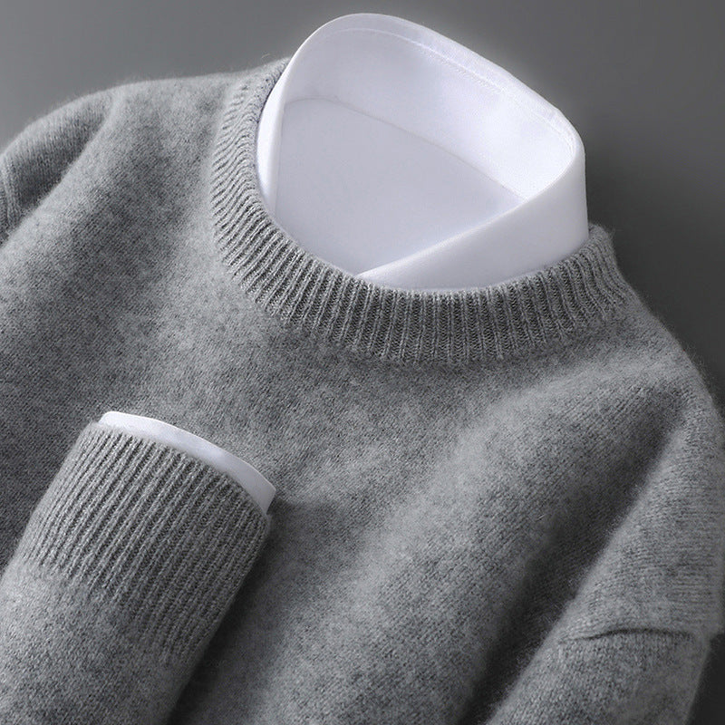 Mens Pure Wool Sweater