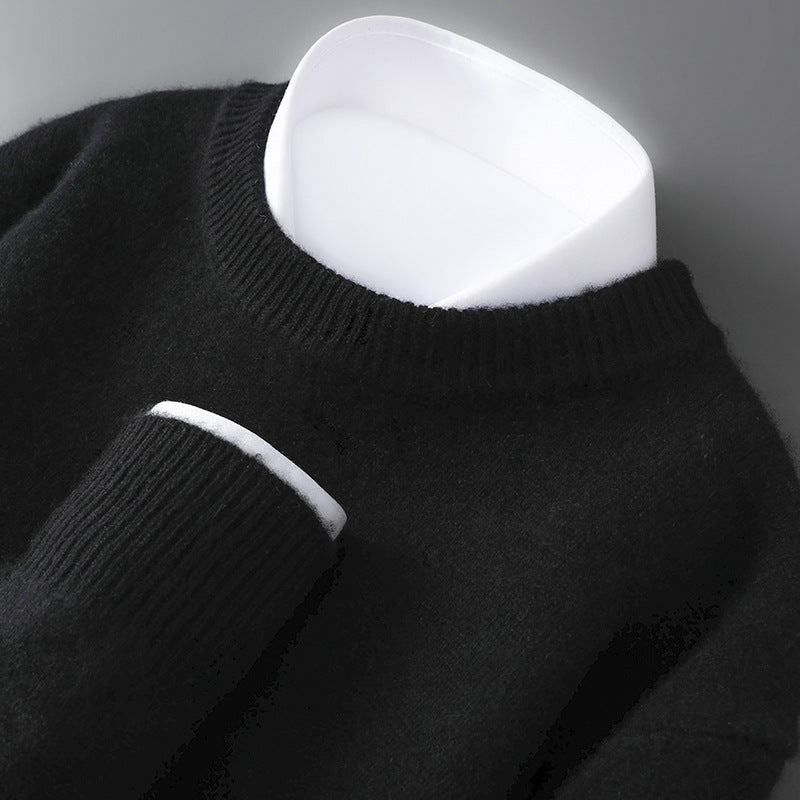 Mens Pure Wool Sweater