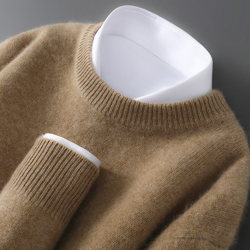 Mens Pure Wool Sweater