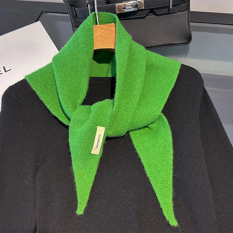 British Triangle Wool Scarf