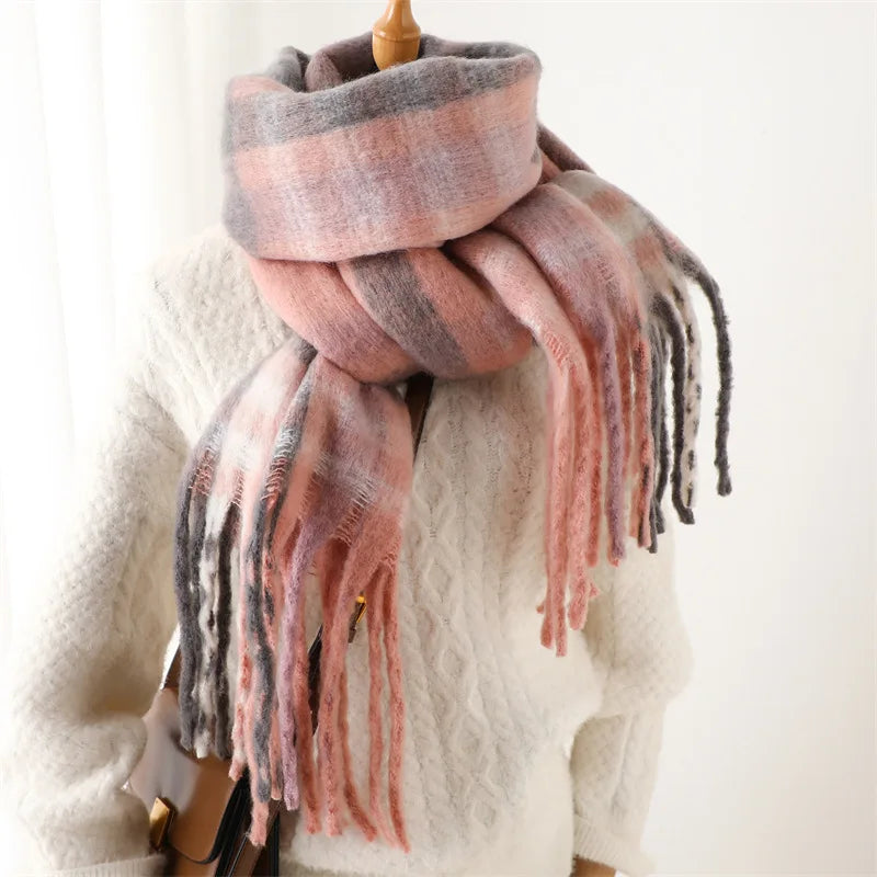 Winter Thick Warm Scarf Cashmere Shawl