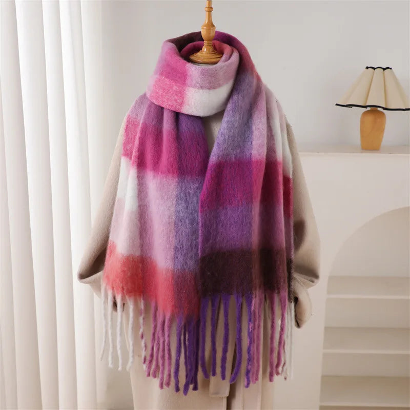 Winter Thick Warm Scarf Cashmere Shawl
