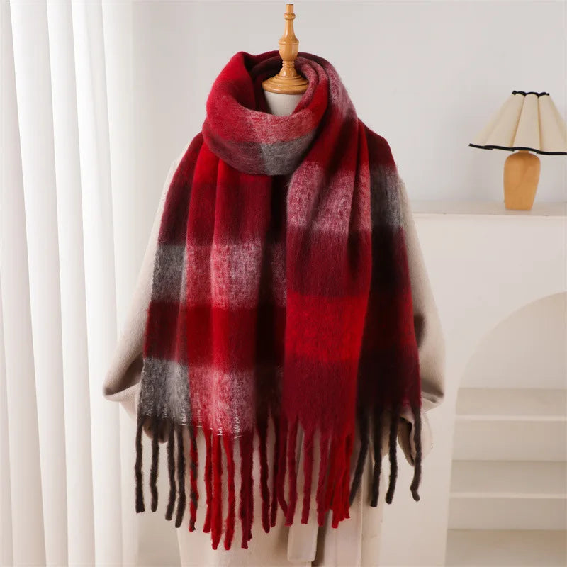 Winter Thick Warm Scarf Cashmere Shawl