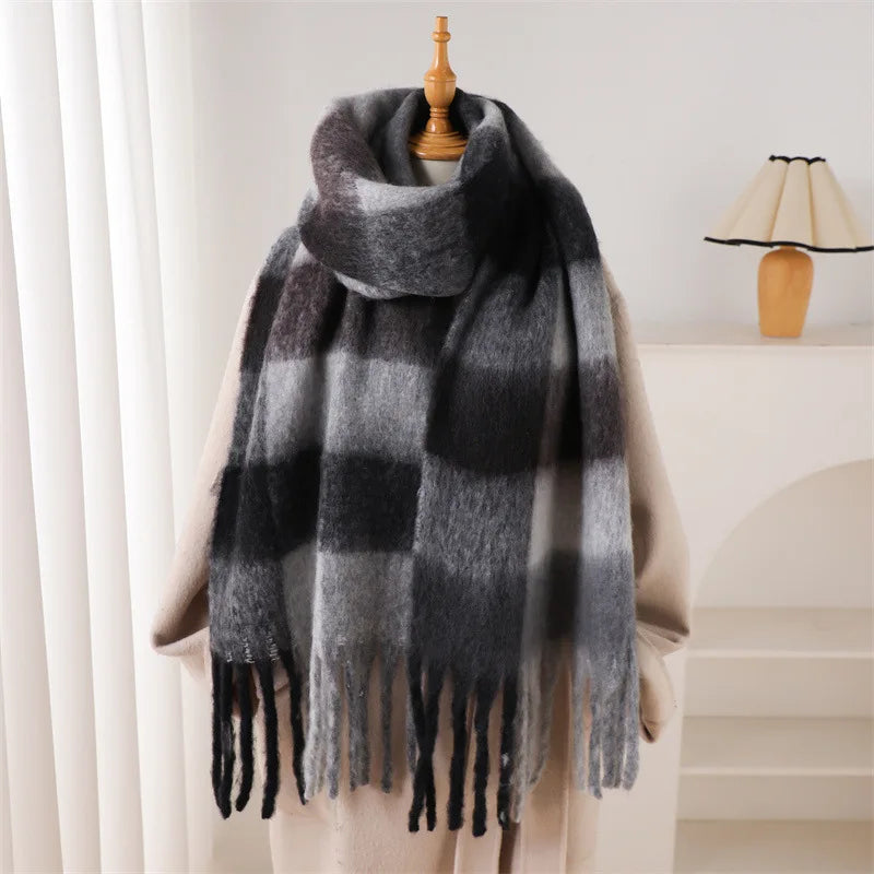 Winter Thick Warm Scarf Cashmere Shawl