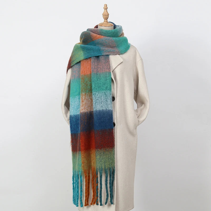 Winter Thick Warm Scarf Cashmere Shawl