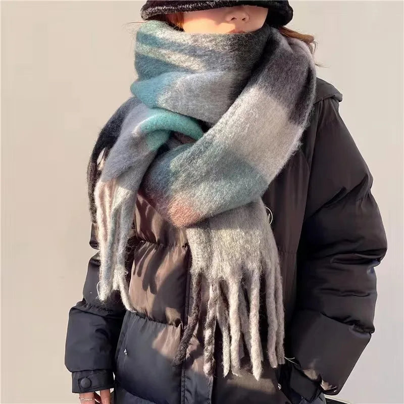 Winter Thick Warm Scarf Cashmere Shawl