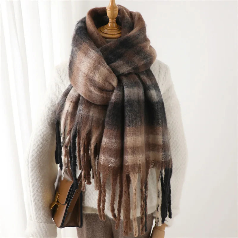 Winter Thick Warm Scarf Cashmere Shawl
