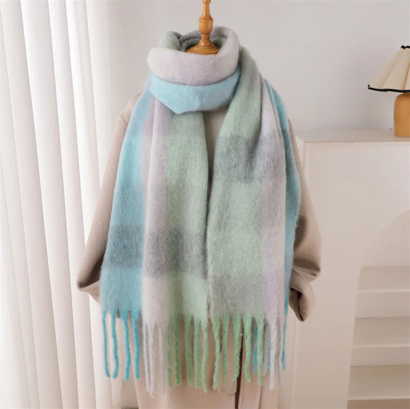 Winter Thick Warm Scarf Cashmere Shawl