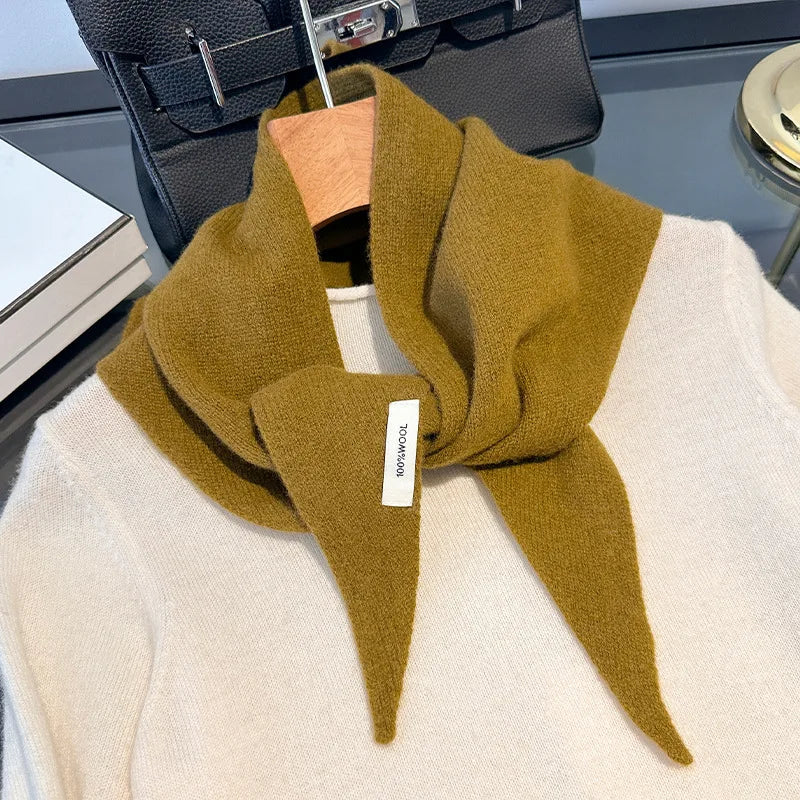 British Triangle Wool Scarf