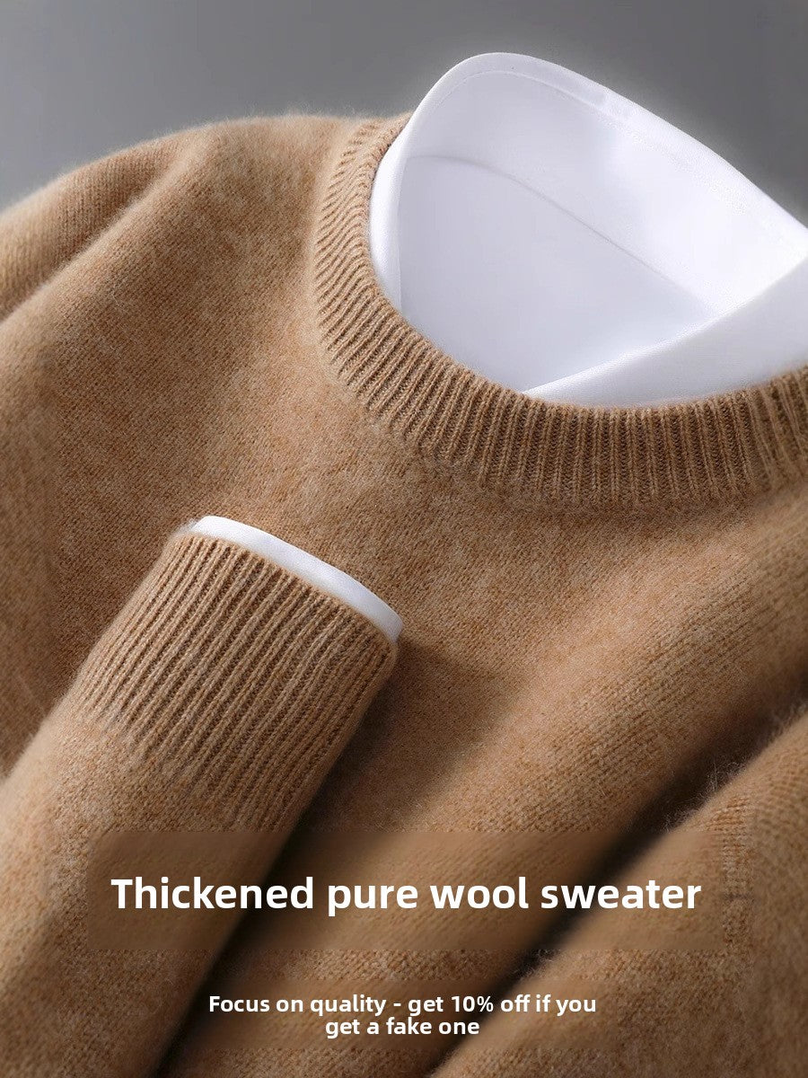 Mens Pure Wool Sweater